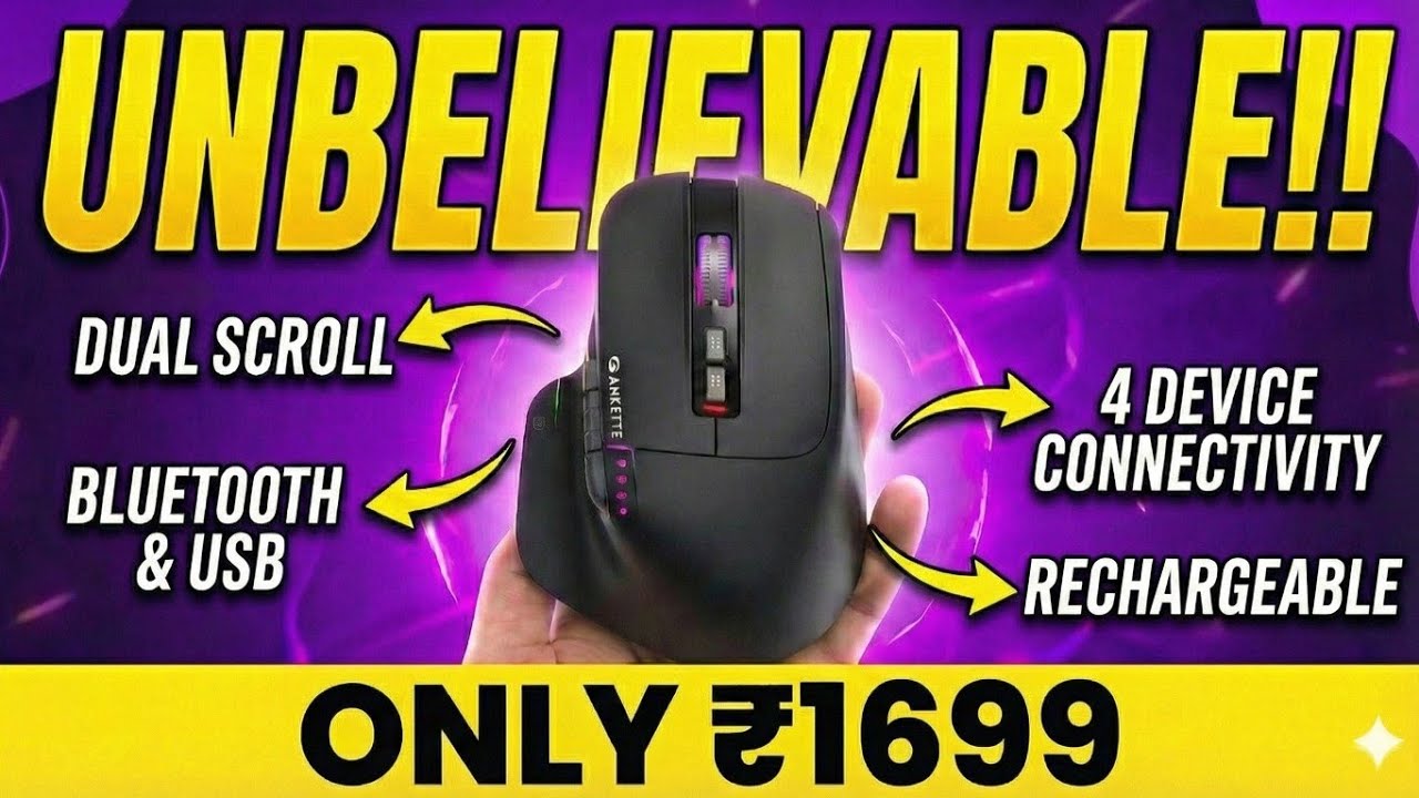 Is This the Best Budget Mouse for Productivity? 🤯 Amkette Flow Review 