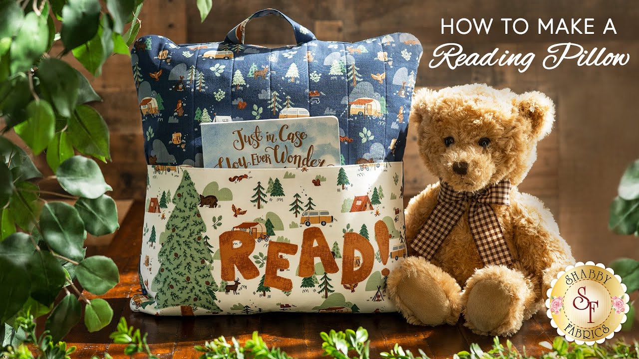 How to Make a Reading Pillow | a Shabby Fabrics Tutorial