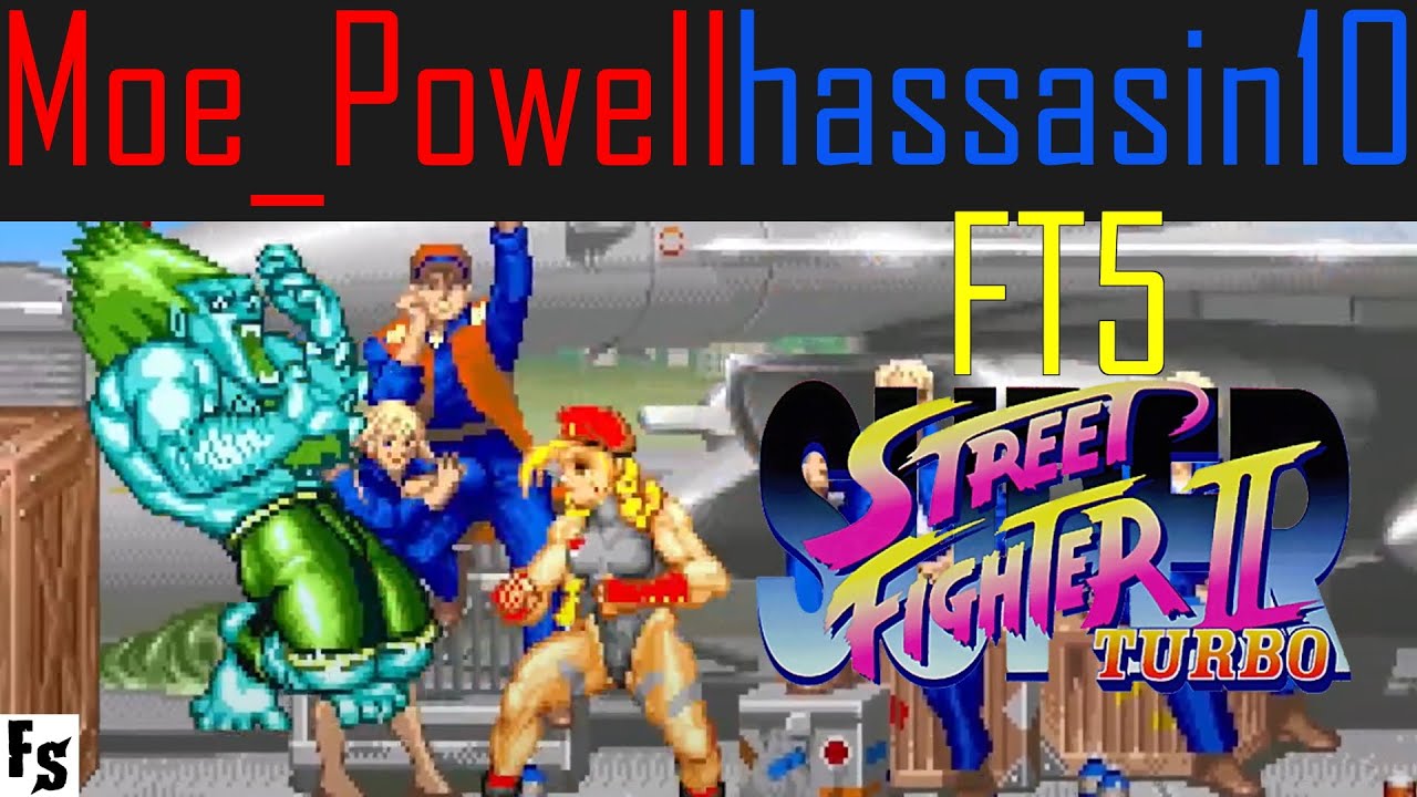 Super Street Fighter 2 Turbo - Moe_Powell [Blanka] vs hassasin10 [Cammy] (Fightcade FT5)