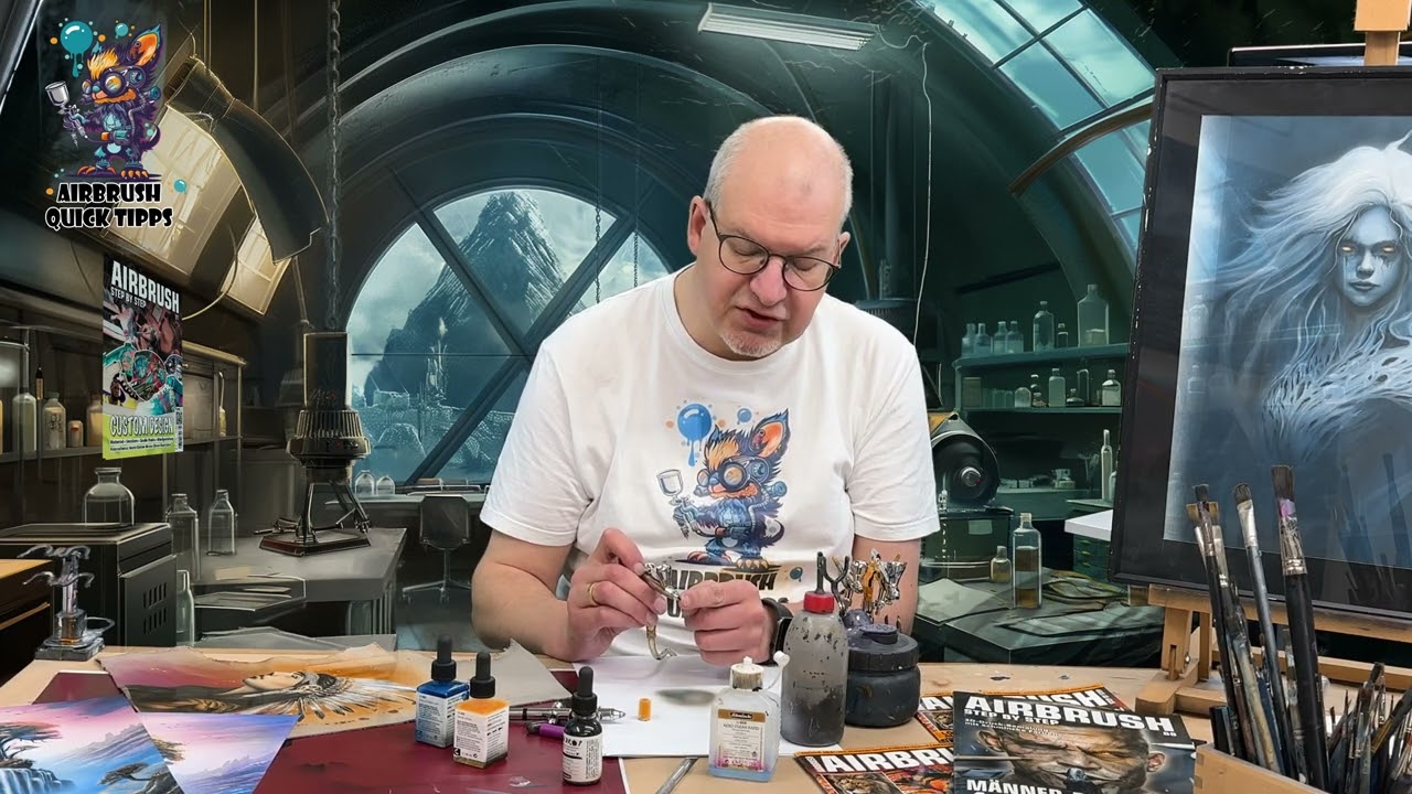 Airbrush Quick Tipps für Einsteiger - Folge 1 - Blubbern im Airbrush-Becher