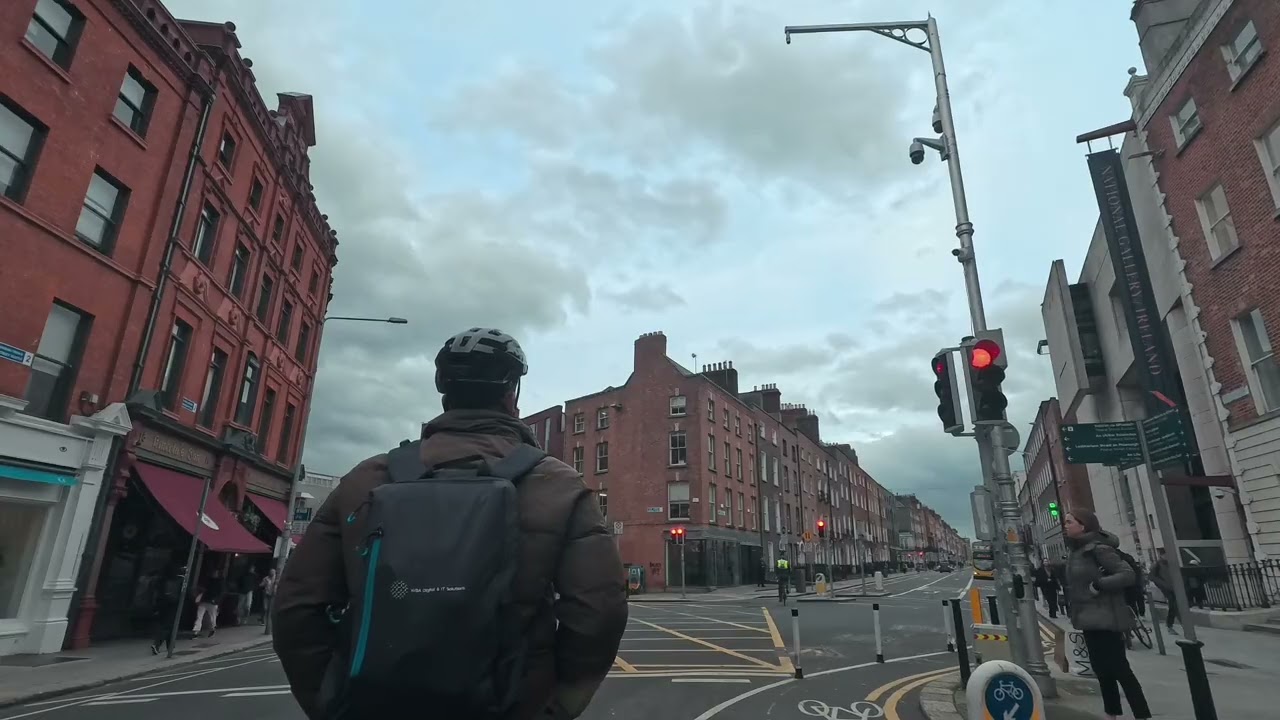 Dublin by bike: City Centre, Drury Street to Sean O'Casey Bridge 