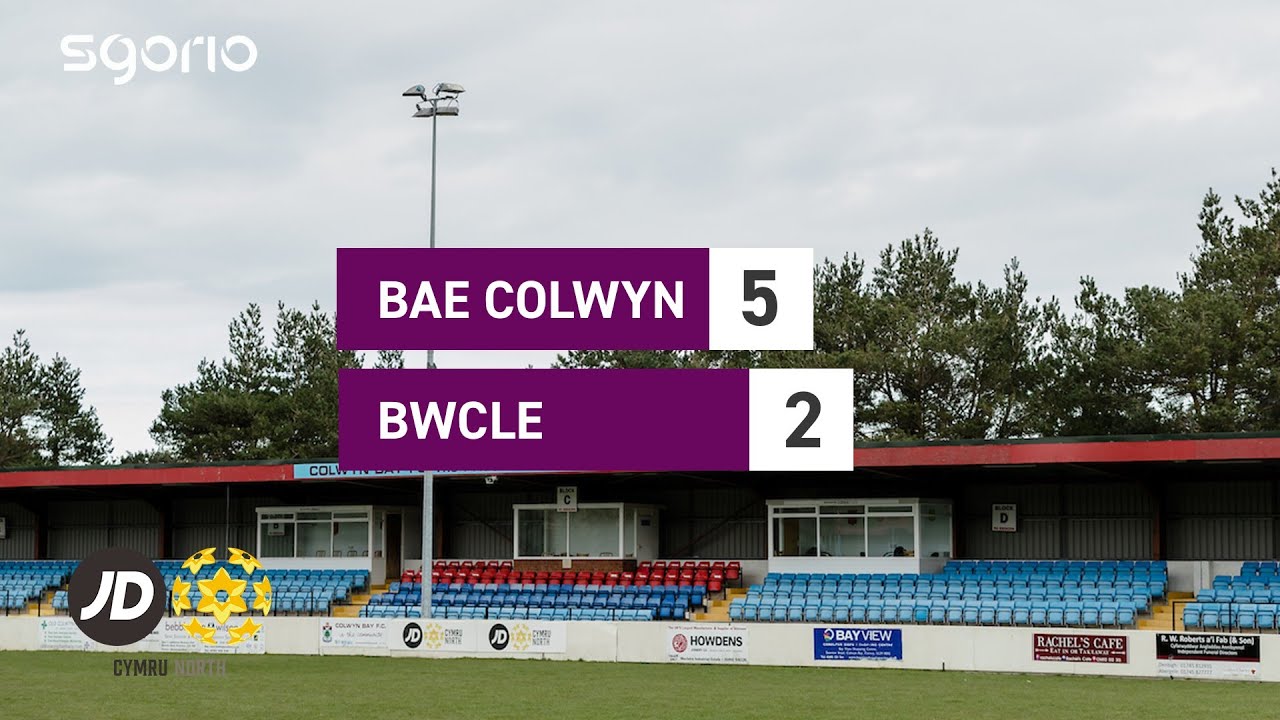 Uchafbwyntiau ac ymateb | Bae Colwyn 5-2 Bwcle