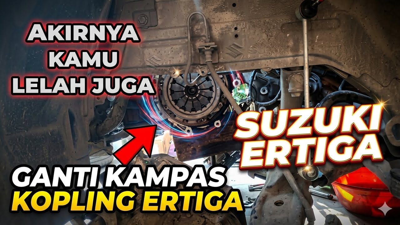 Akhirnya Kalah juga Suzuki Ertiga 2013 Ganti 1 Set Kampas Kopling