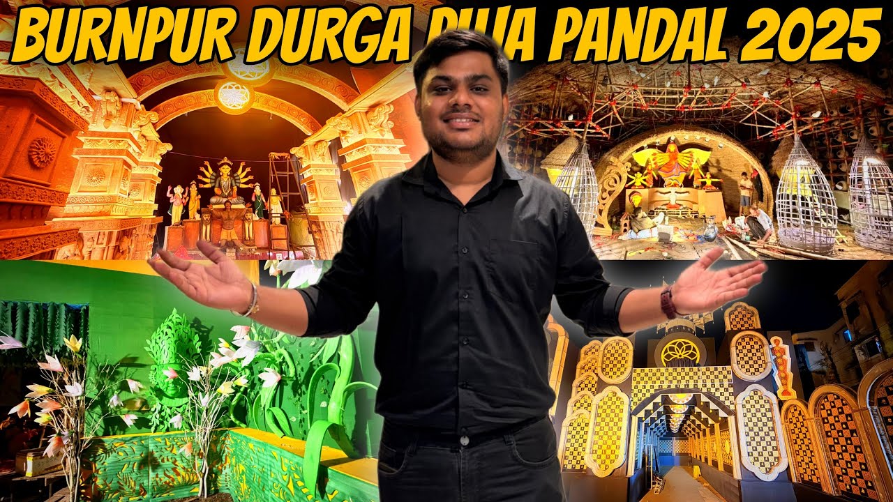 Burnpur Durga Puja Pandal 2025 Top 5 | Asansol Durga Puja 2025 Pandal | Asansol Vibes