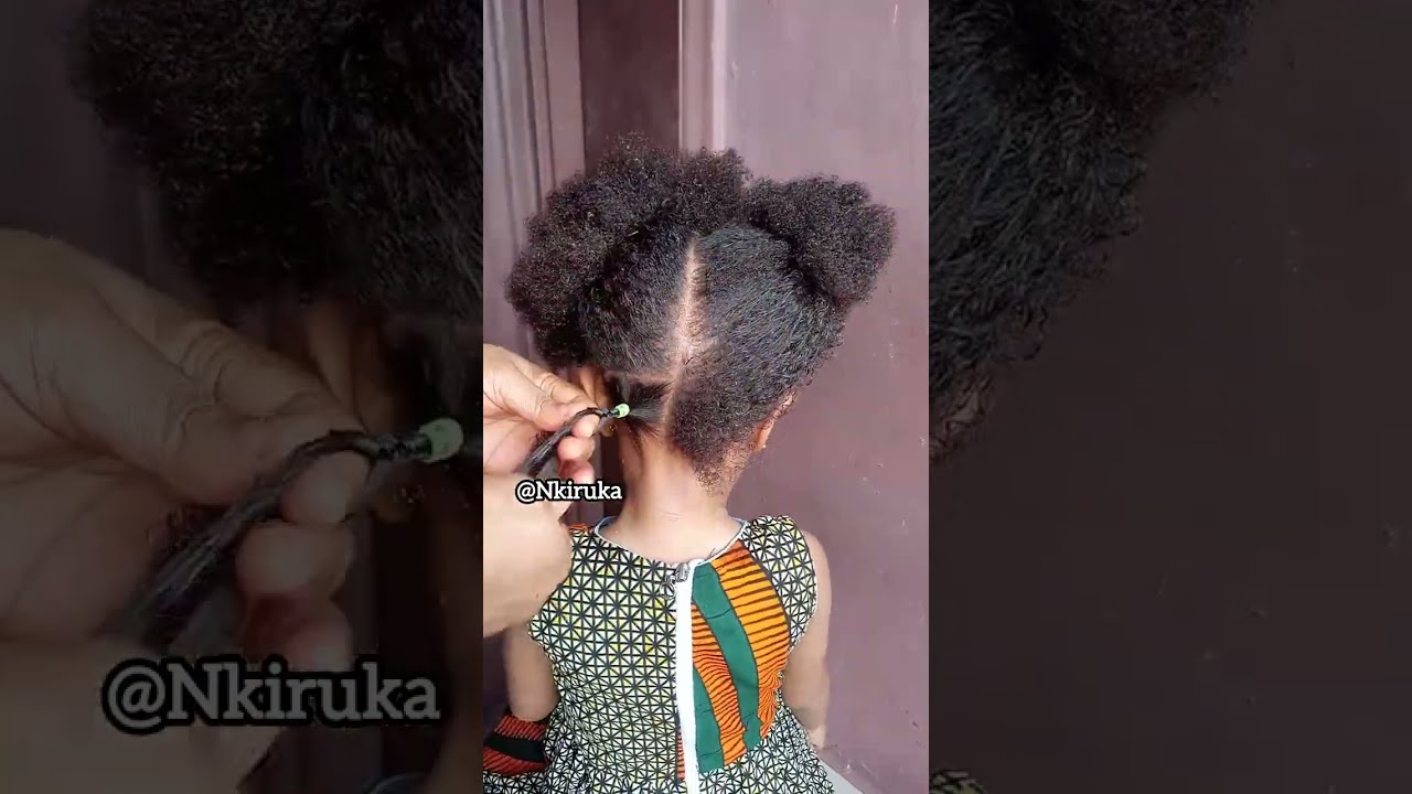 How to do cross cross braids | Baby girl Hairstyle | little girls hairstyles | braiding #hairstyles 