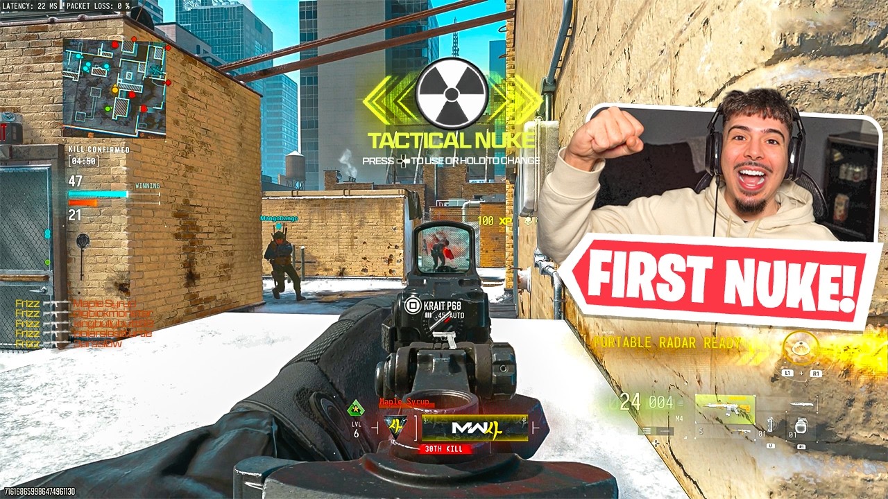 Я впервые в своей жизни использовал тактическую ядерную бомбу в Modern Warfare 4! (MW4 Nuke)