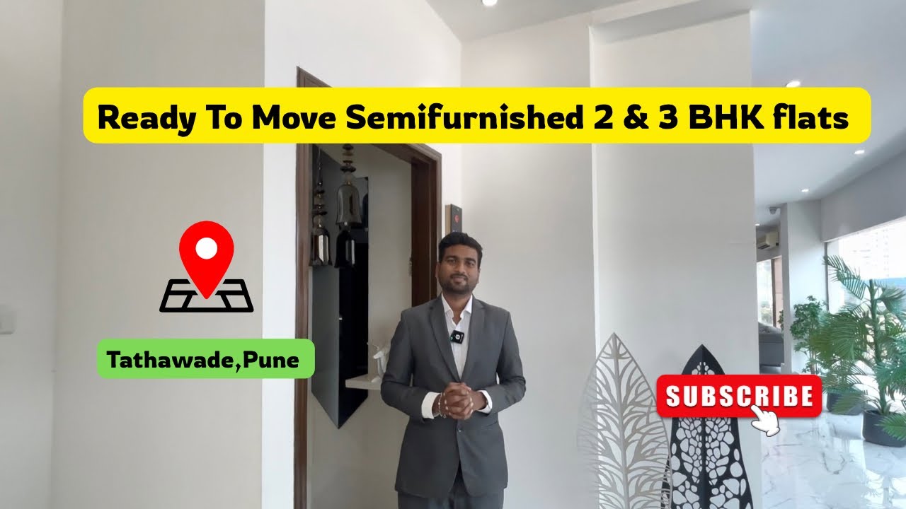 Ready Possession Ready to Move 2 & 3 BHK flats near Aundh Ravet BRTS #readytomoveflat #tathawade