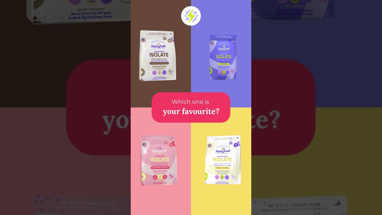 Every flavor brings its own punch. But the real win? Clean fuel, designed for HER.