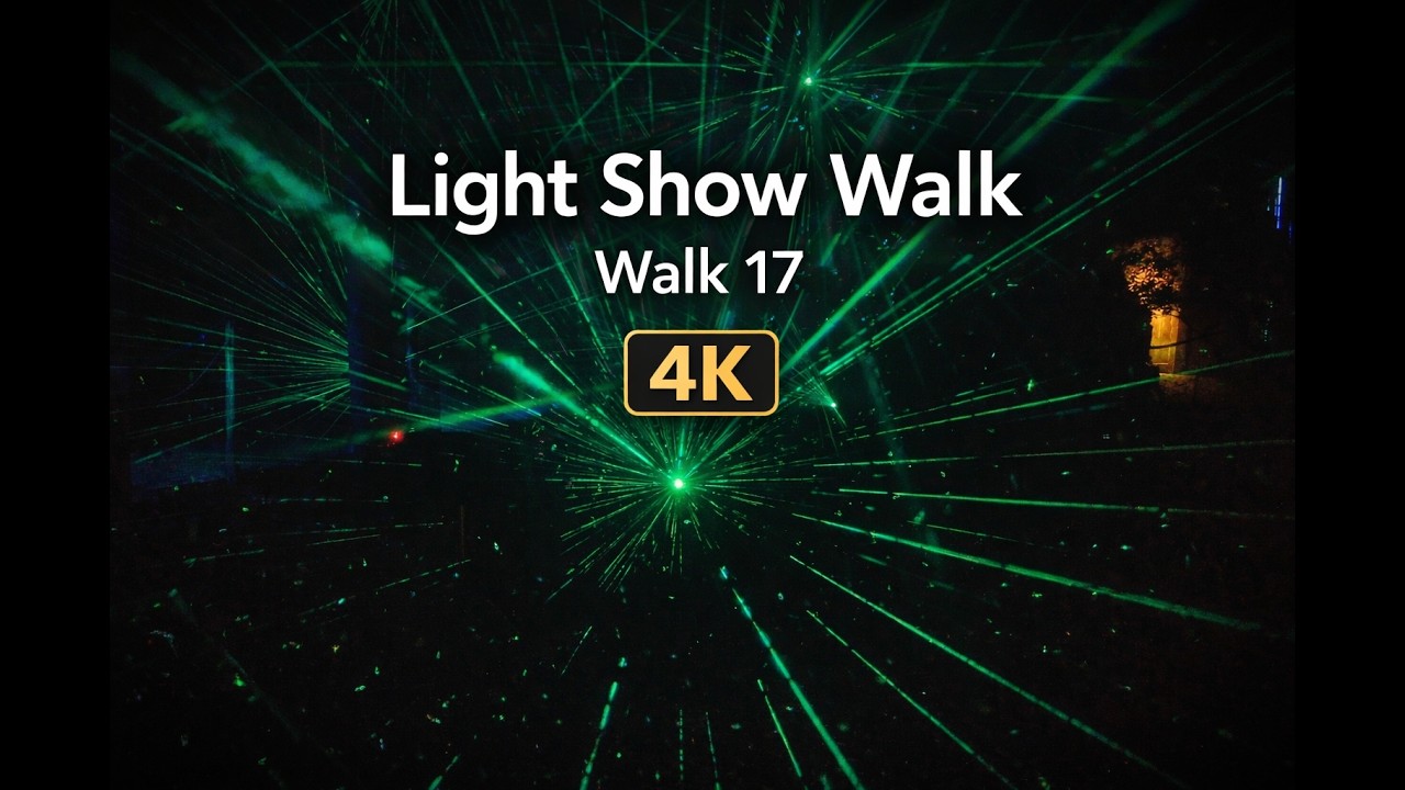 POV: Enchanting Center Parcs Light Trail at Night | Immersive Forest Walk 2026 - 4K