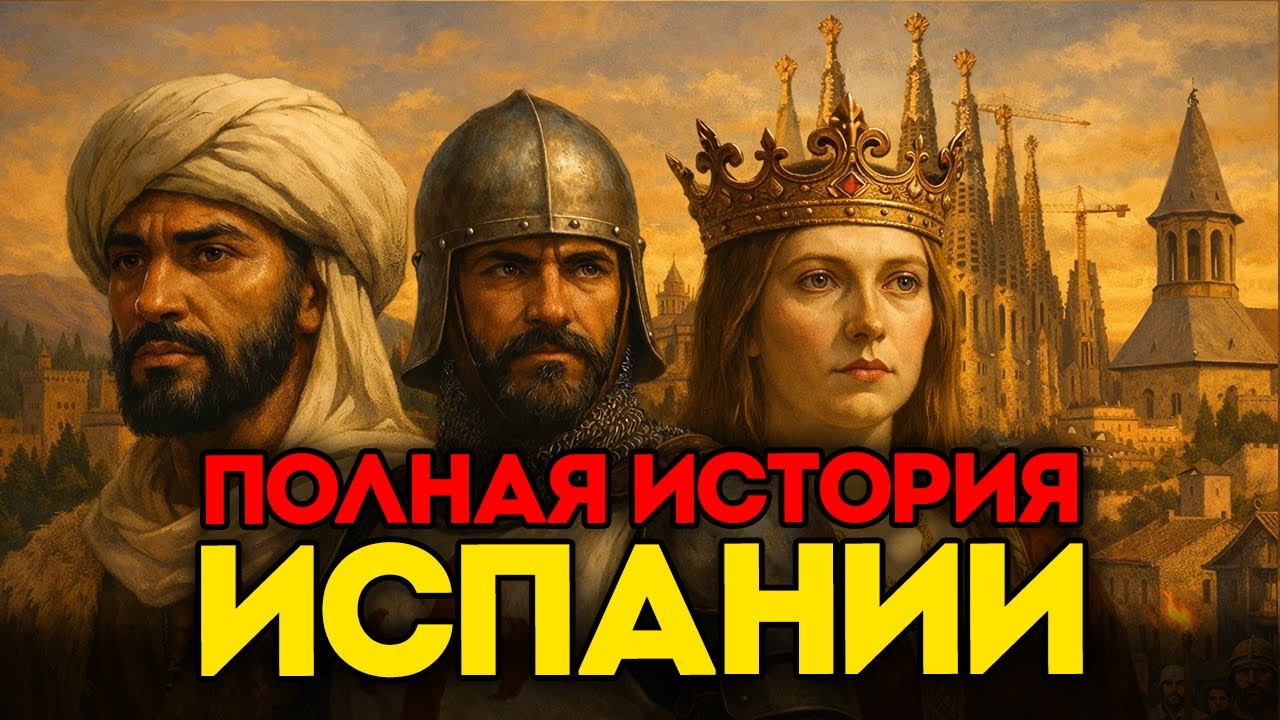ШОКИРУЮЩАЯ история великой Испании: от мавров до ИМПЕРИИ!