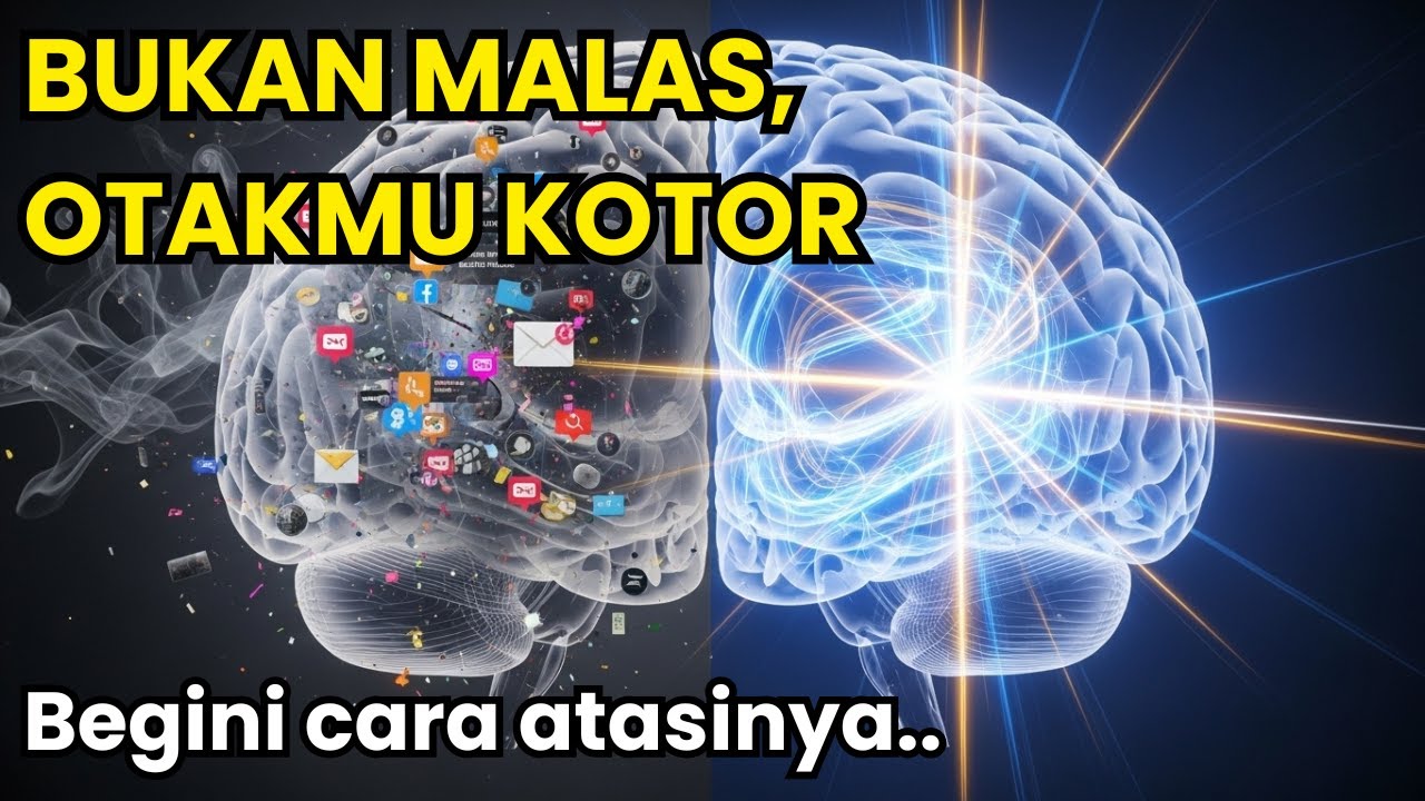 BUKAN Malas, Tapi Otakmu KOTOR! (90% Gagal Fokus Karena 'Residu Perhatian' Psikologi)