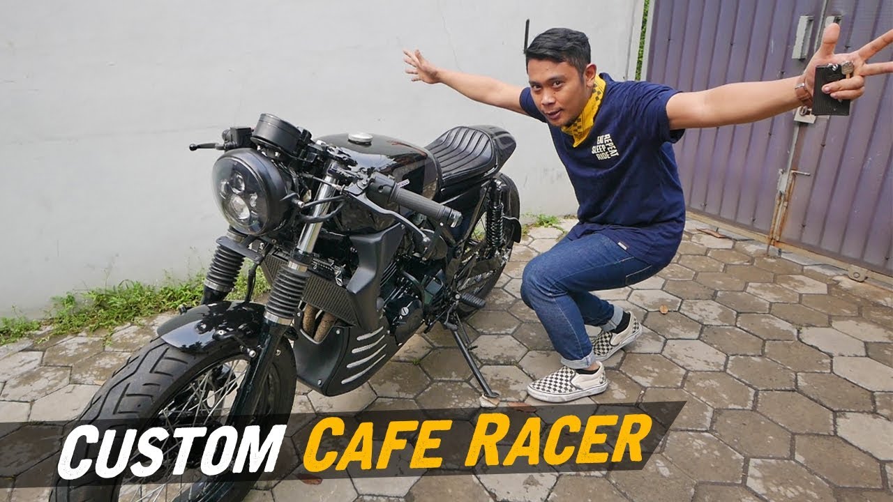 Custom Ninja 250 Cafe Racer #AtenxKatros