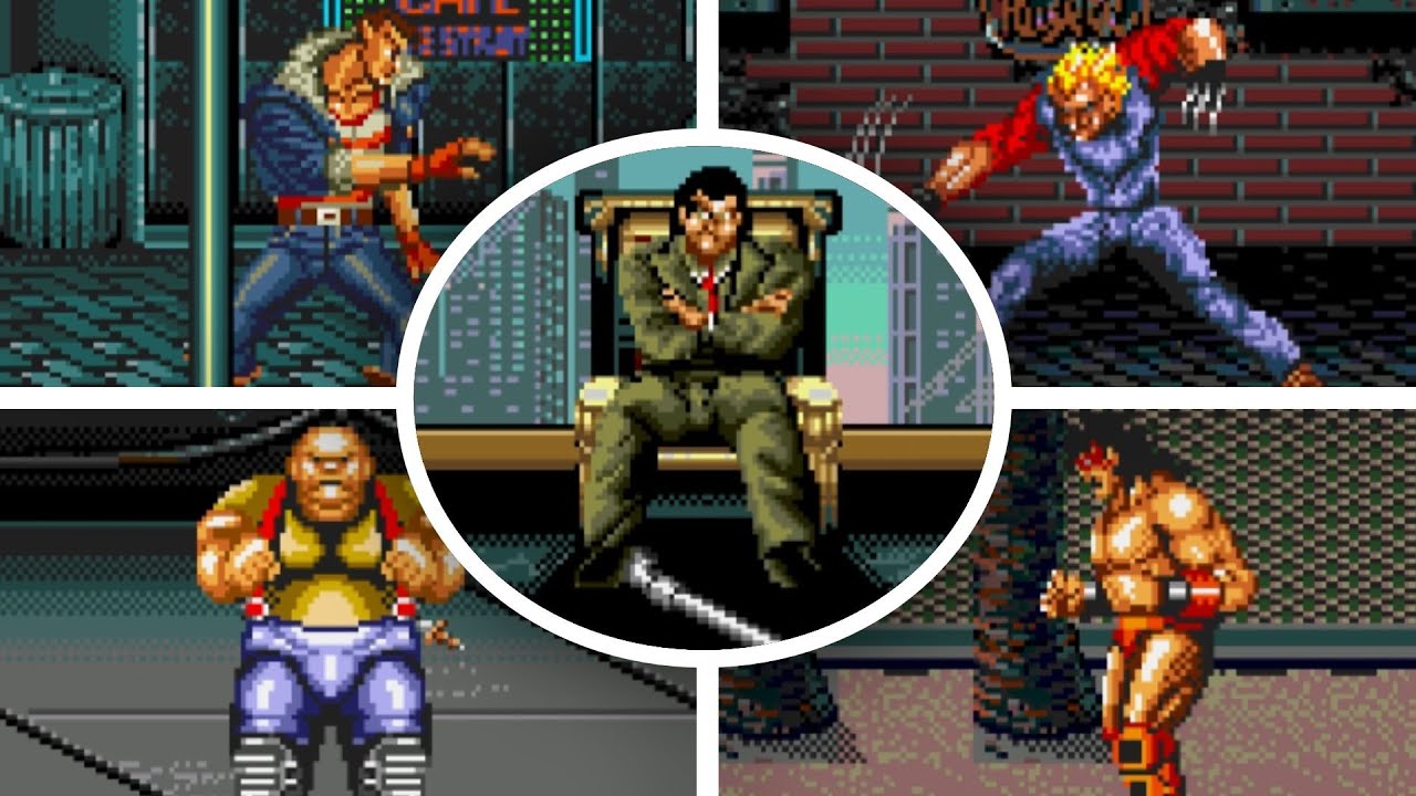 Streets of Rage - ALL BOSSES // No Commentary