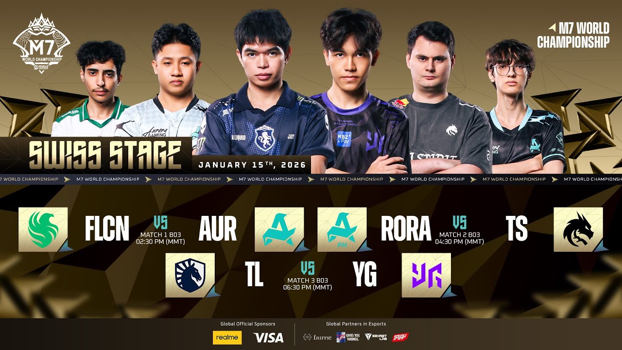 🔴 LIVE | SWISS STAGE ပဥ္စမနေ့ | M7 World Championship | (MM)