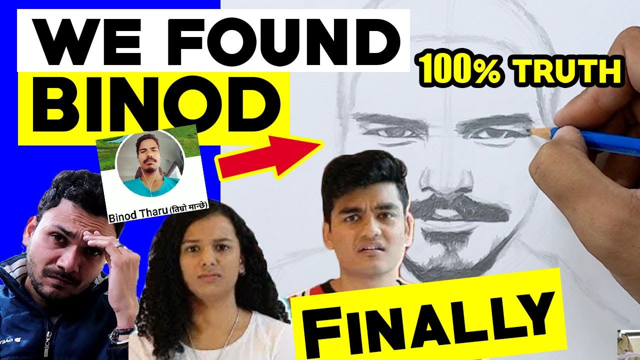 Who is BINOD | We Found Real BINOD | BINOD Sketch | BINOD Tharu got famous by Slay Point Artist Amit