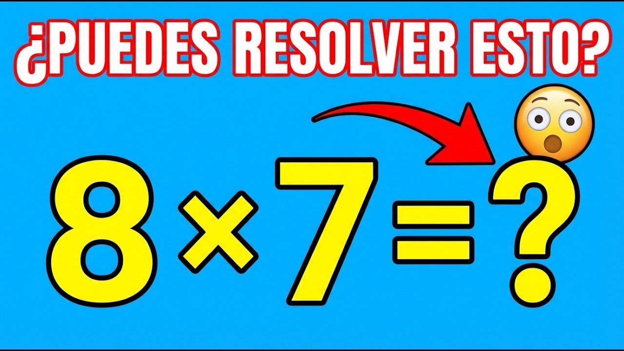 ¿Puedes resolver este reto matemático? 😱