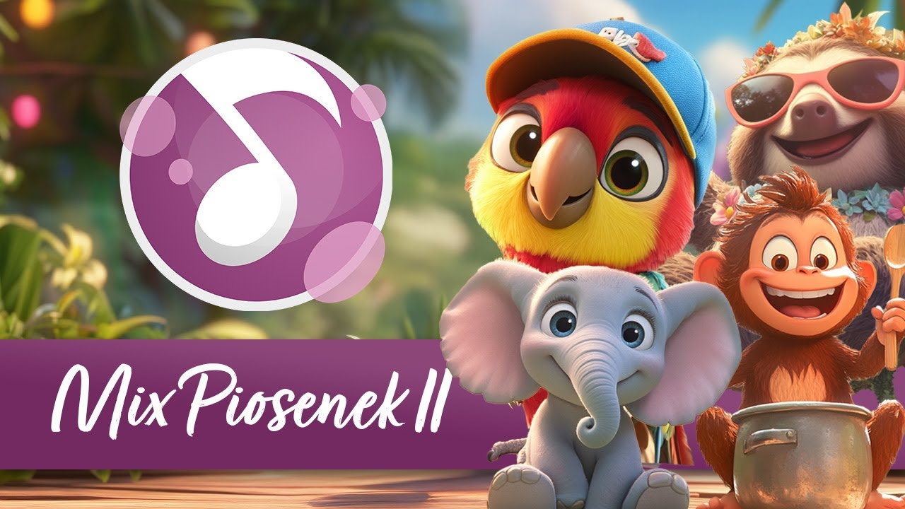 Mix Piosenek II - #piosenkidladzieci #wesołepiosenki