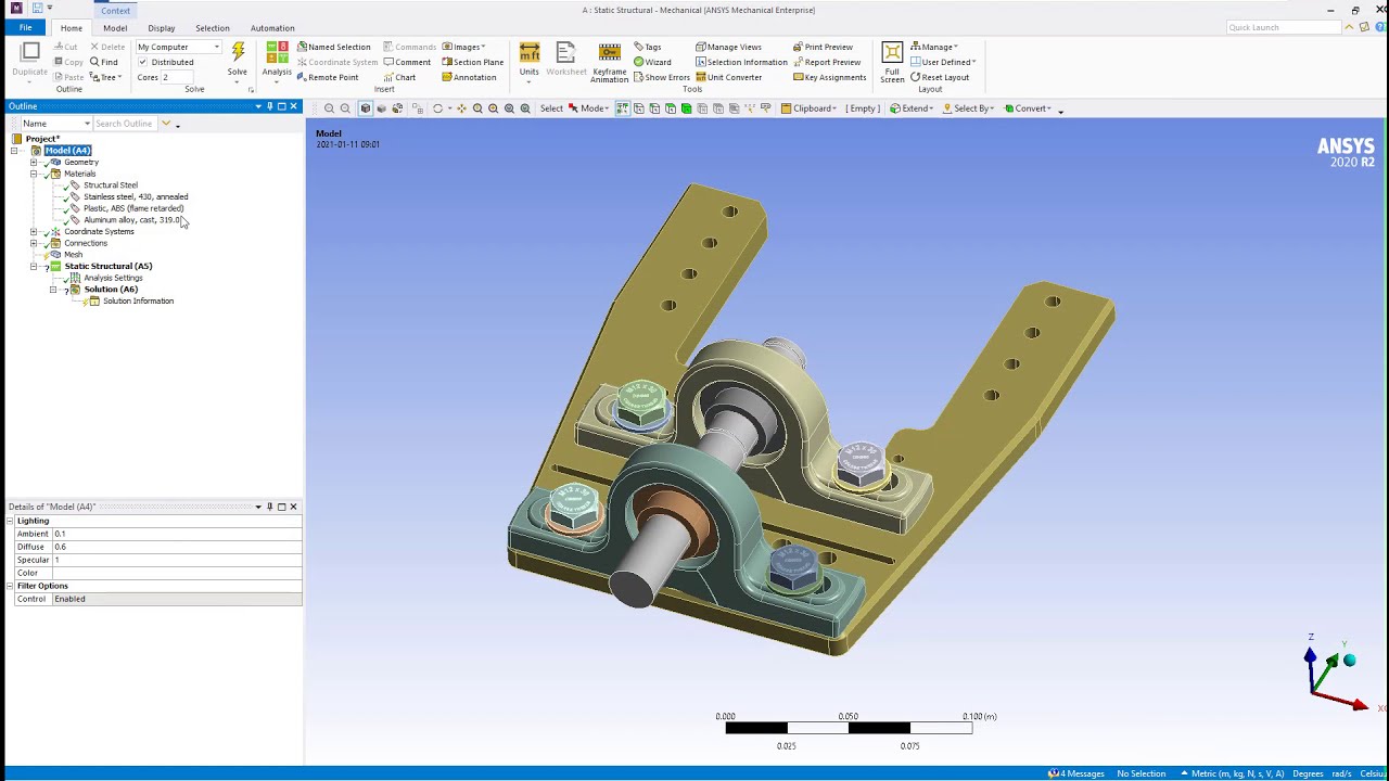 How to Use Ansys Granta MI Pro with Ansys Mechanical Pro