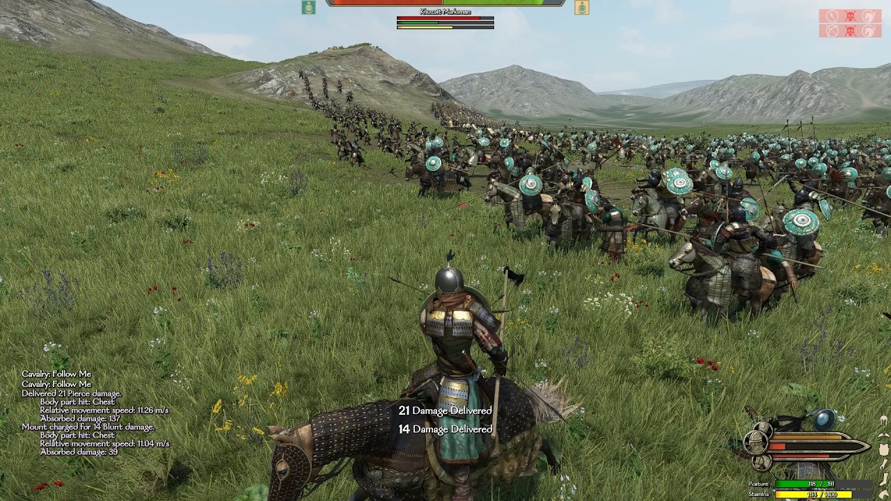 KHUZAIT CIVIL WAR! 500 Heavy Cavalry vs 1000 Regular Soldiers | M&B2 War Sails