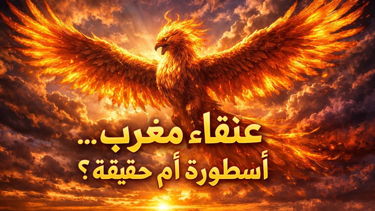 عنقاء مُغرب: هل كانت أسطورة… أم طائراً حقيقياً أرعب العرب؟ 🦅🔥