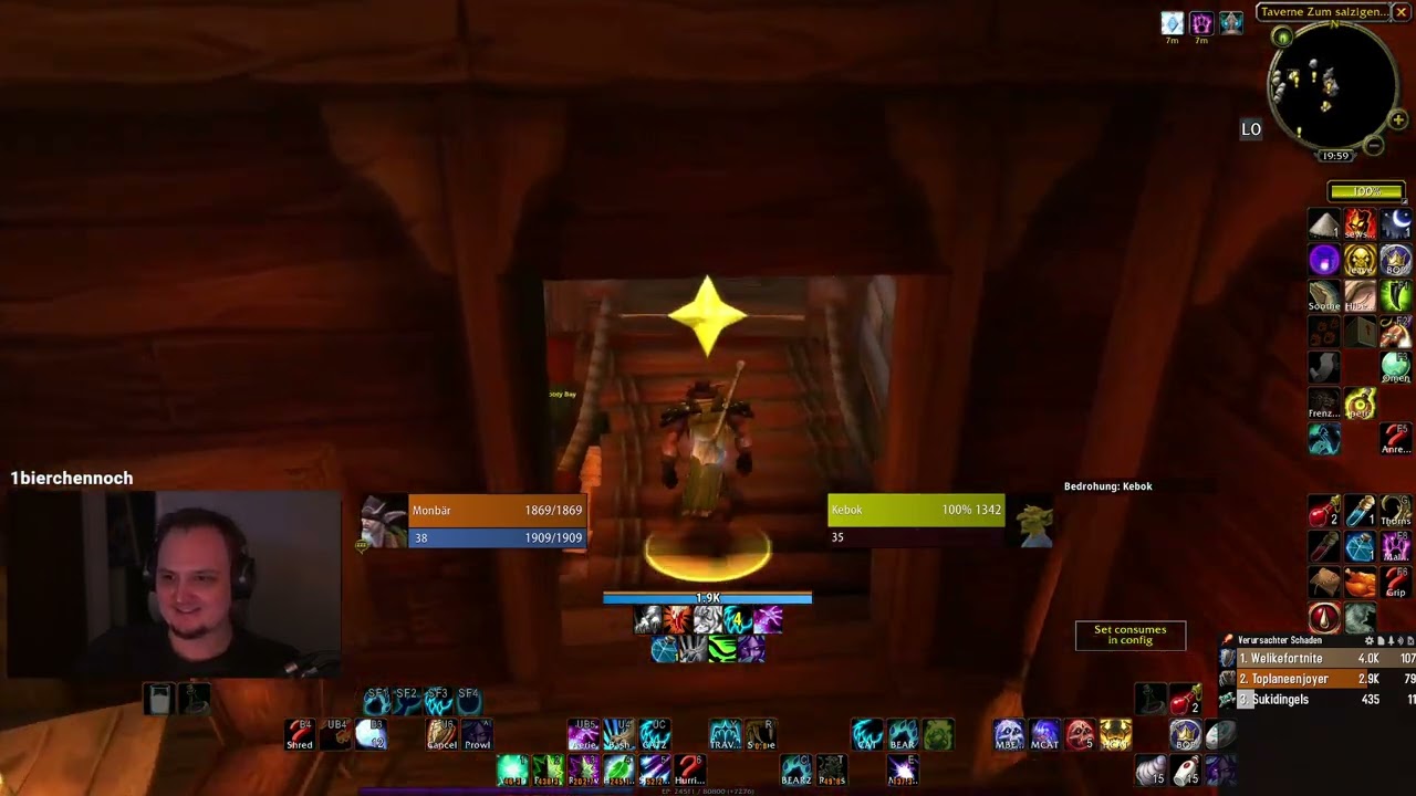 Tolkin Coaching | Endlich Level 40 | Moondye7 World of Warcraft Sauercrowd