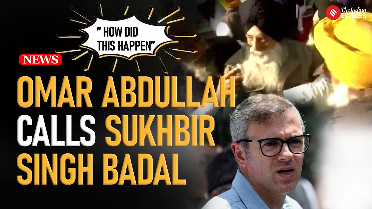 J&K CM Omar Abdullah Speaks To Sukhbir Badal, Urges Action After Attack | Golden Temple Firing