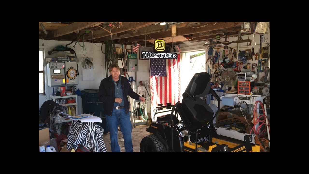 Install a Flex Oil  Drain Hose on the Kawasaki Engine of the Hustler Raptor XDX (12-23-2023).