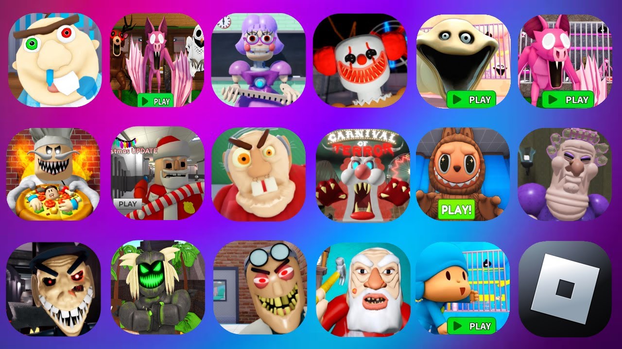 ROBLOX,METROMAN PRISON,ZOEYSTERY PRISON,the Farm Obby!,Roblox,the Petshop!,Teddy's Playroom..