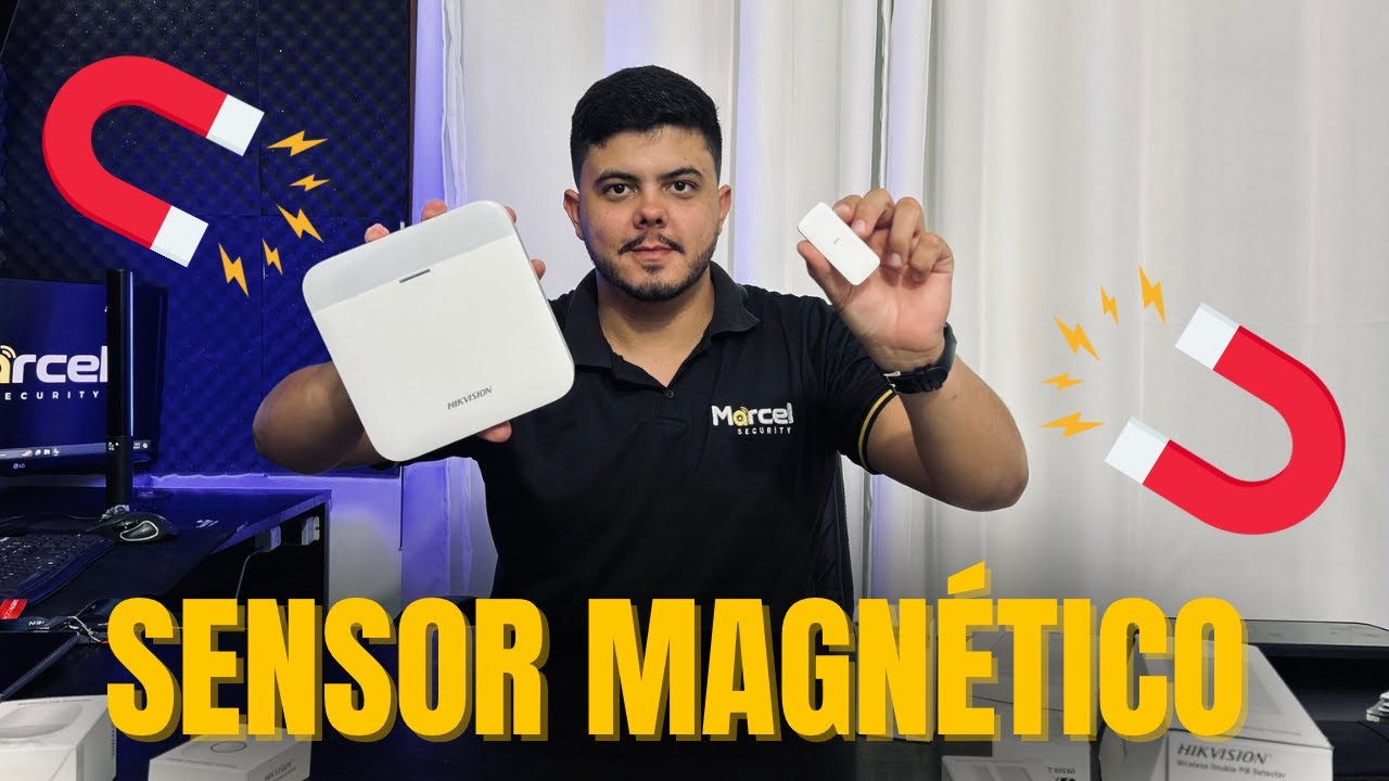 Sensor Magn&eacute;tico Sem Fio Hikvision DS-PDMCS-EG2-WE &ndash; Seguran&ccedil;a para Portas e Janelas!