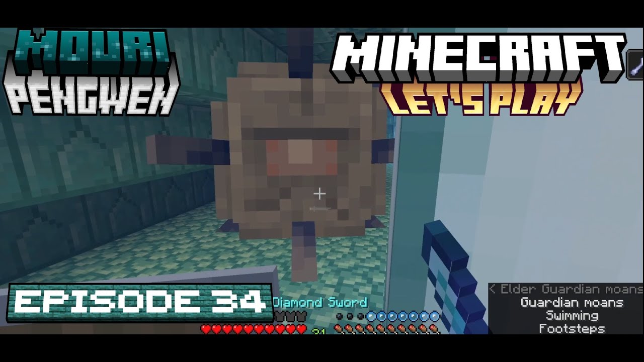 Minecraft Let's Play - Episode 34 - Taking on a Guardian Temple??