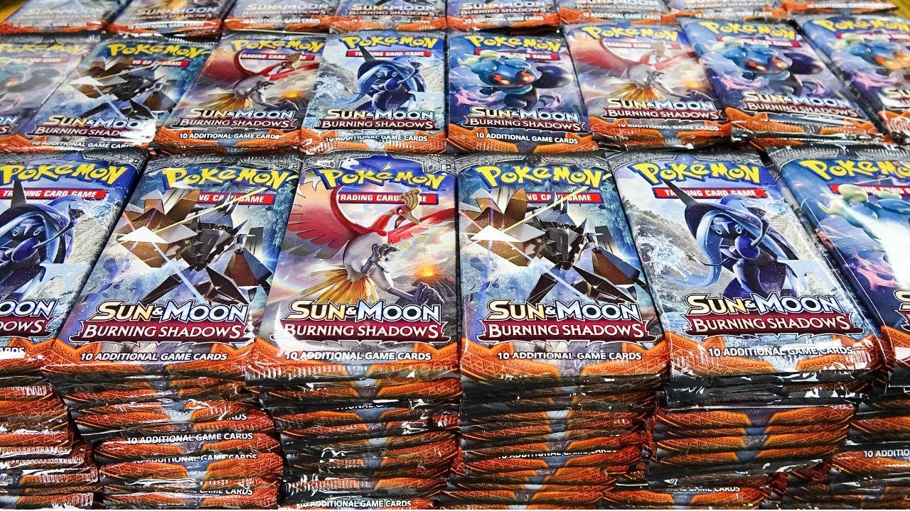 Burning Shadows, 1,000 Booster Pack Pokemon Opening!