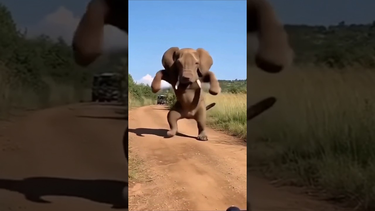 Elephant Dance 😨 How is Possible 😱😱 #elephant #dance #shorts #clips #halo