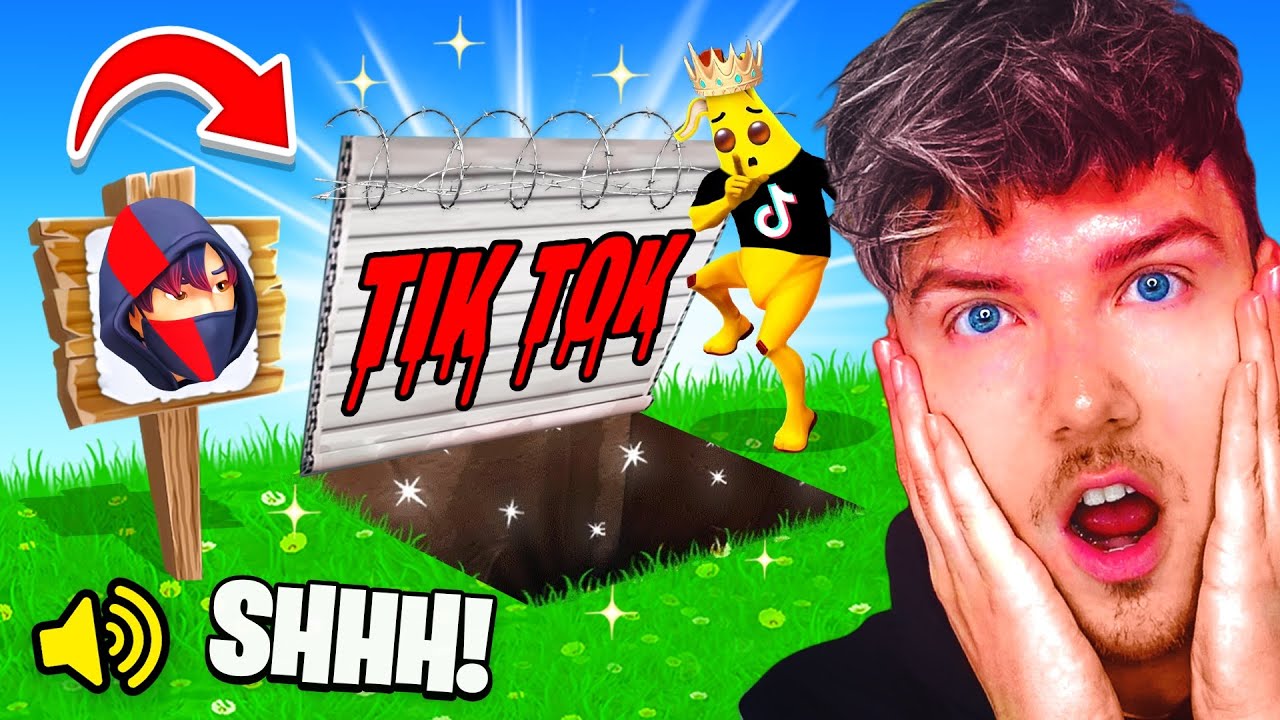 *OMG* Ich STREAMSNIPE WANNABE HEIMLICH in seinem TIKTOK SKIN CONTEST.. (zu lustig)🤫😂