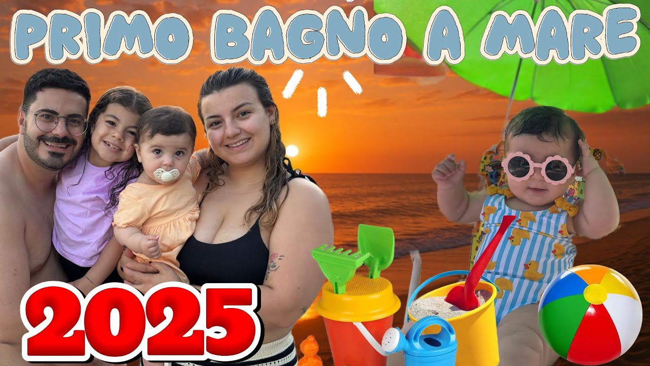 VLOG PRIMO GIORNO AL MARE DEL 2025 🌊☀️ La Prima Volta di Anastasia! 😍💕
