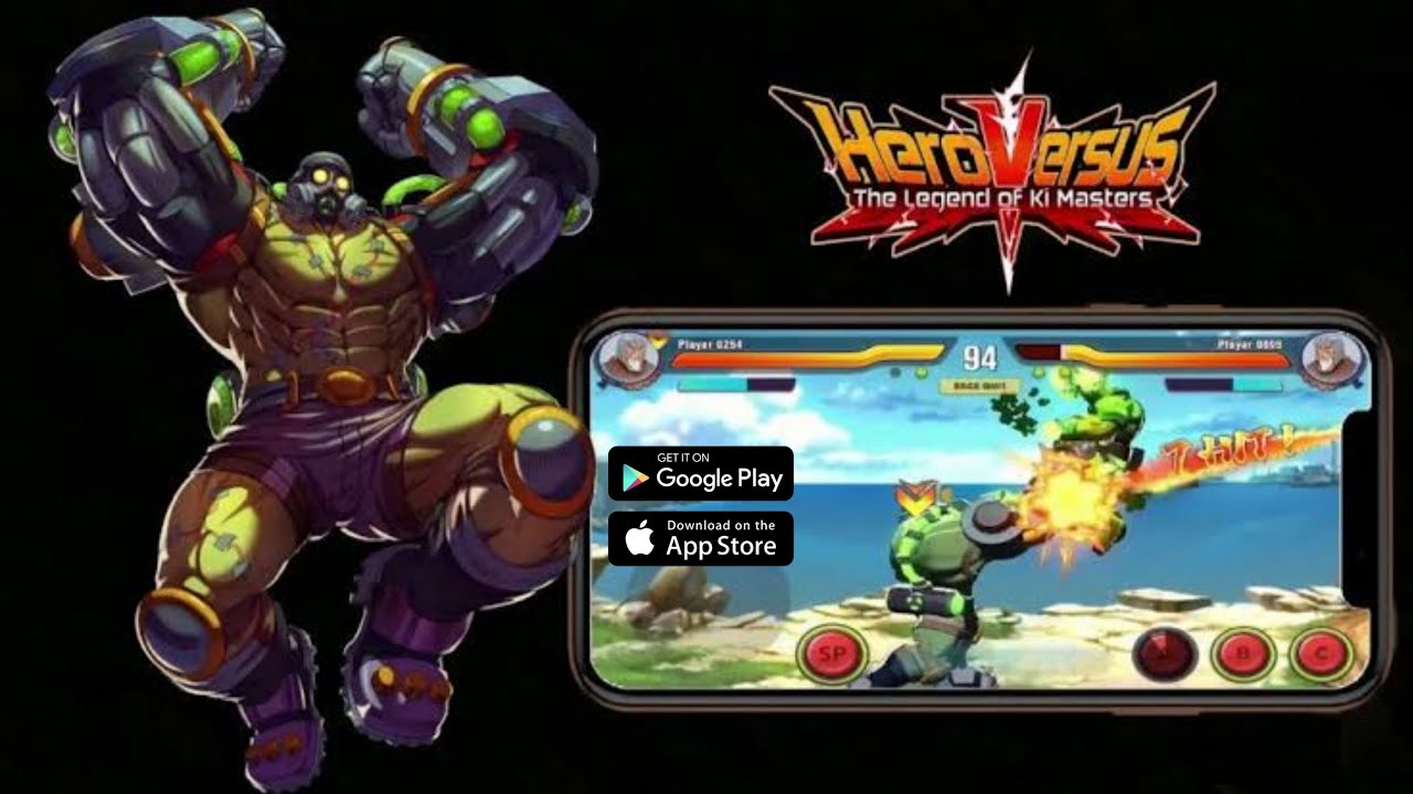 HeroVersus GO BETA (Early Access) Gameplay (ANDROID/IOS) ARCADE Hero Versus The Legend of Ki Masters