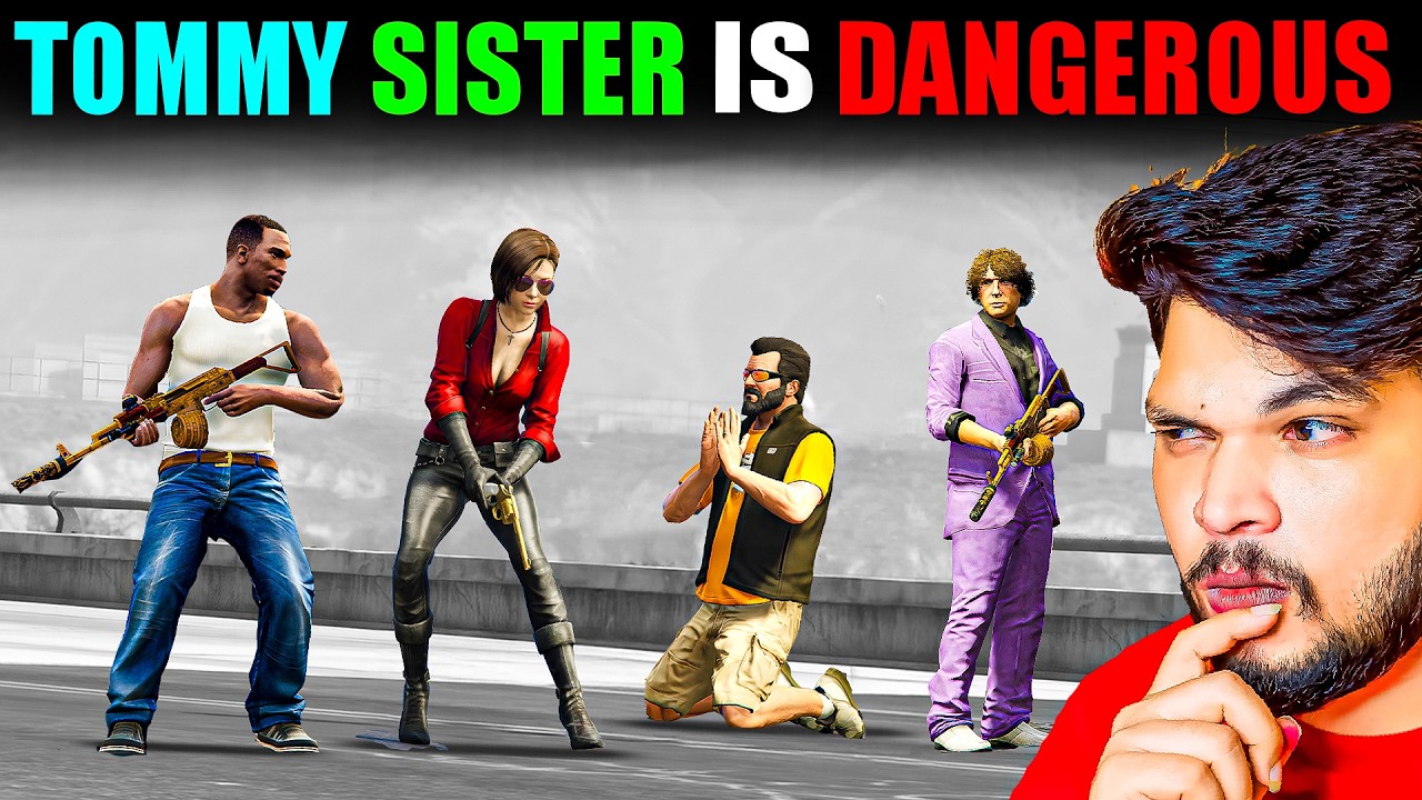 Techno Gamerz vs Tommy’s Sister – Epic Mission Gone Wrong 😈🔥 | GTA 5
