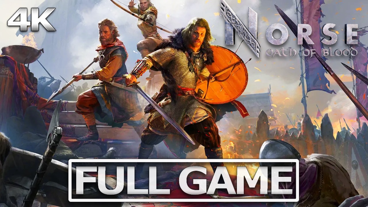NORSE: OATH OF BLOOD Full Gameplay Walkthrough / No Commentary【FULL GAME】4K 60FPS Ultra HD