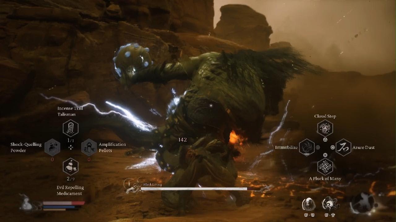 Black Myth: Wukong_Black Loong boss fight cheese method easy