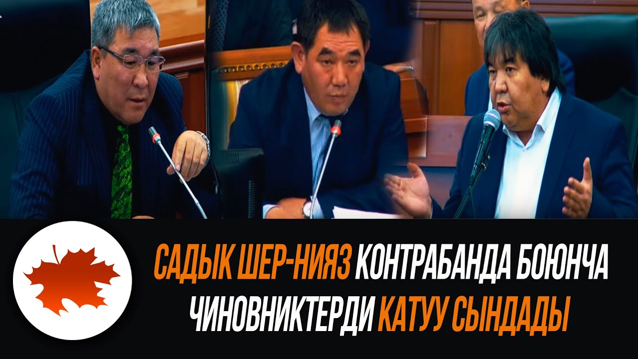 Садык Шер-Нияз контрабанда боюнча чиновниктерди катуу сындады