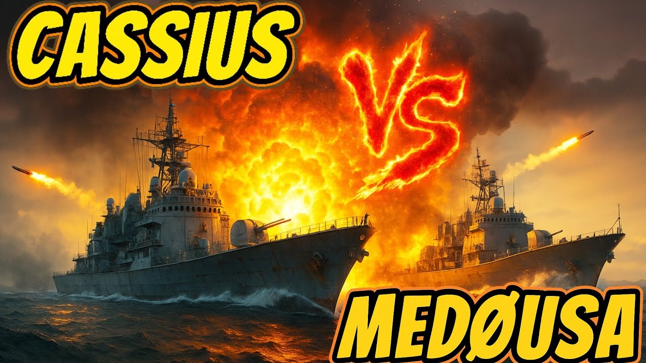 Naval Warfare Showdown: CASSIUS vs MEDØUSA in Ruthless Ocean Duel | Free Online Battle Game 2025🔥📝🧠 