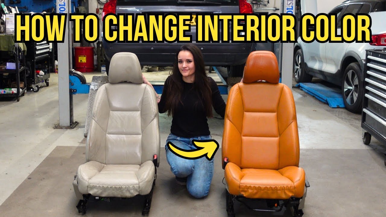 DIY leather interior color change (didn’t go as planned)