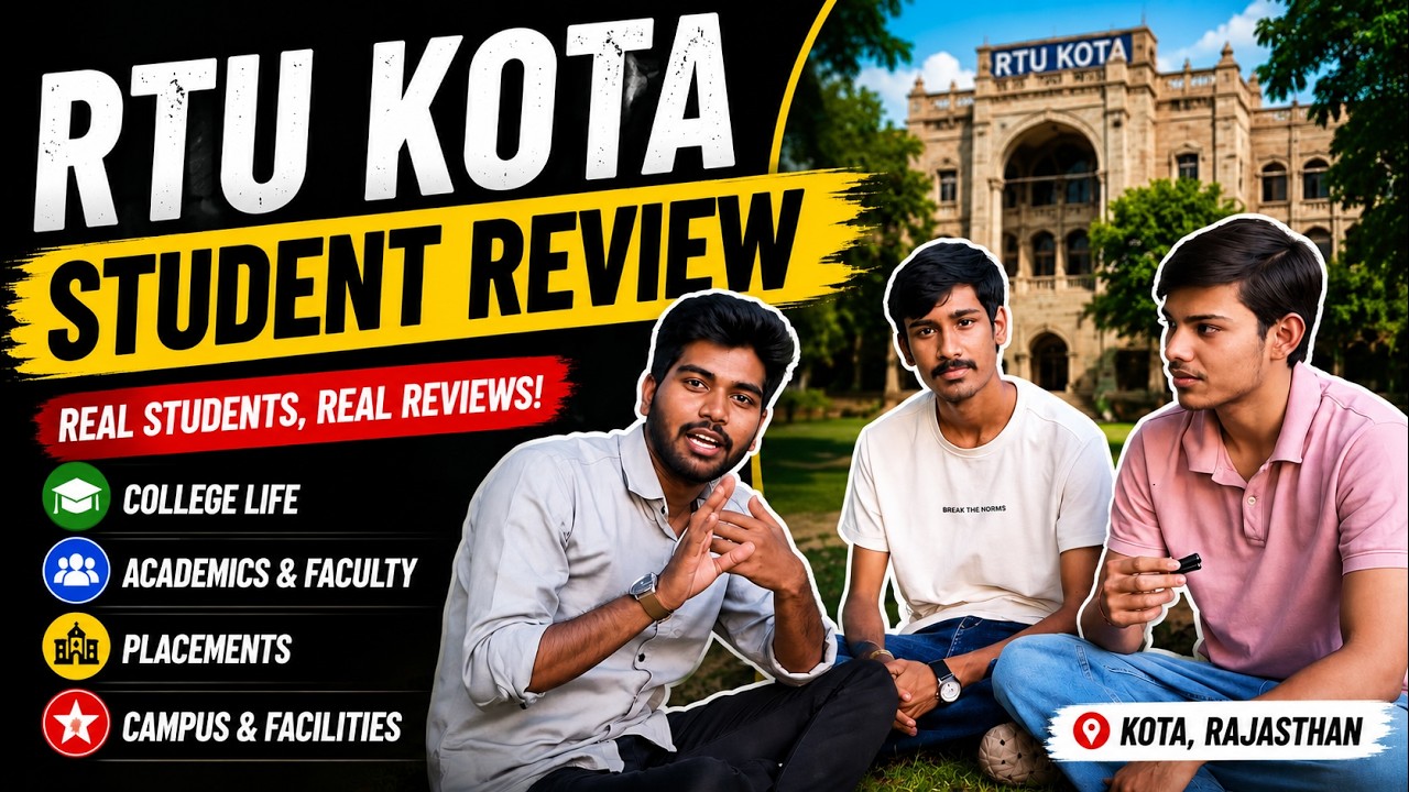 RTU Kota Student Review 🔥 Campus, Placements, Hostel & Reality #reap2026