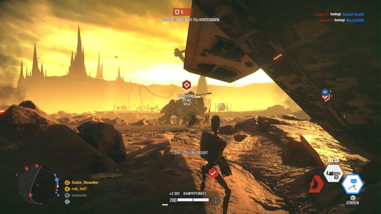 STAR WARS Battlefront 2: Galactic Assault (Gameplay No Comment)