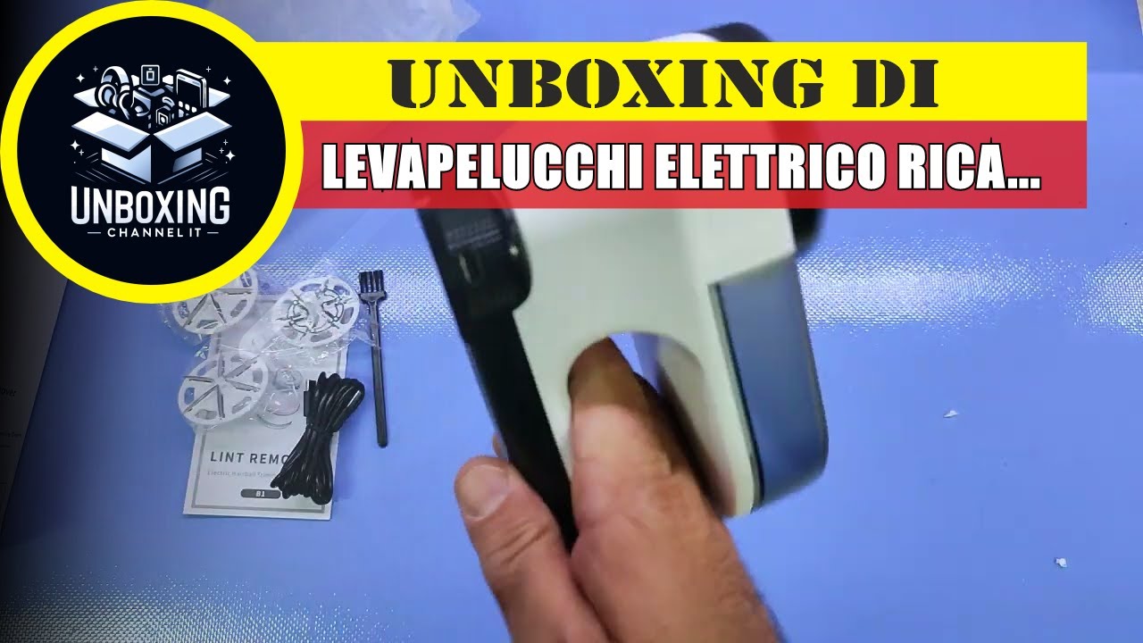 Levapelucchi Elettrico Ricaricabile, USB Levapelucchi Ricaricabile con 3 Lame Extra - BAICIWE