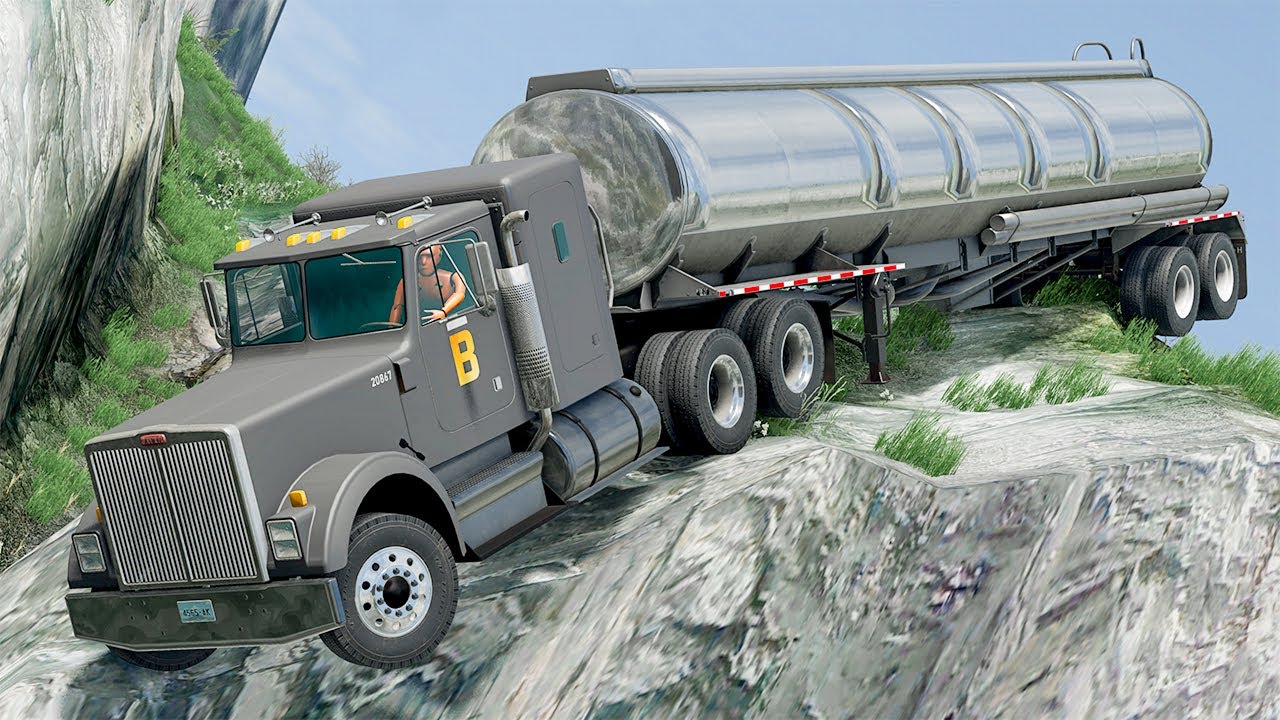 Cliff Drops #160 - BeamNG DRIVE | SmashChan