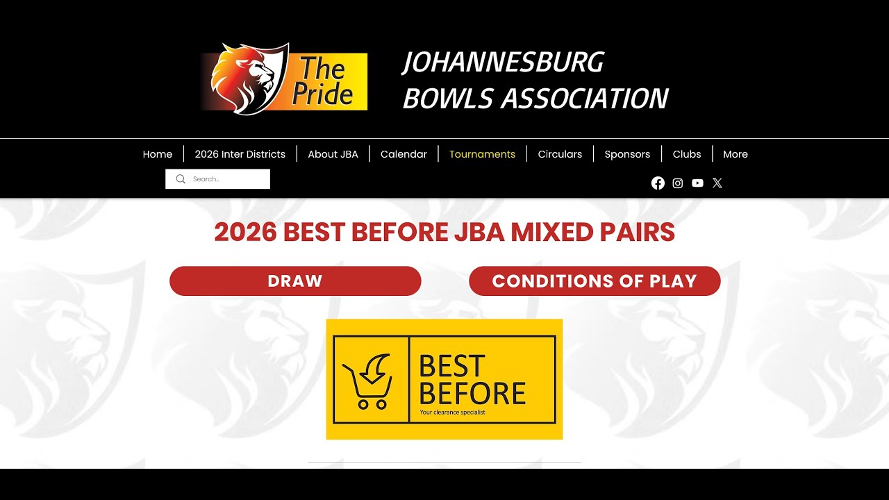 2026 BEST BEFORE JBA MIXED PAIRS Part 3
