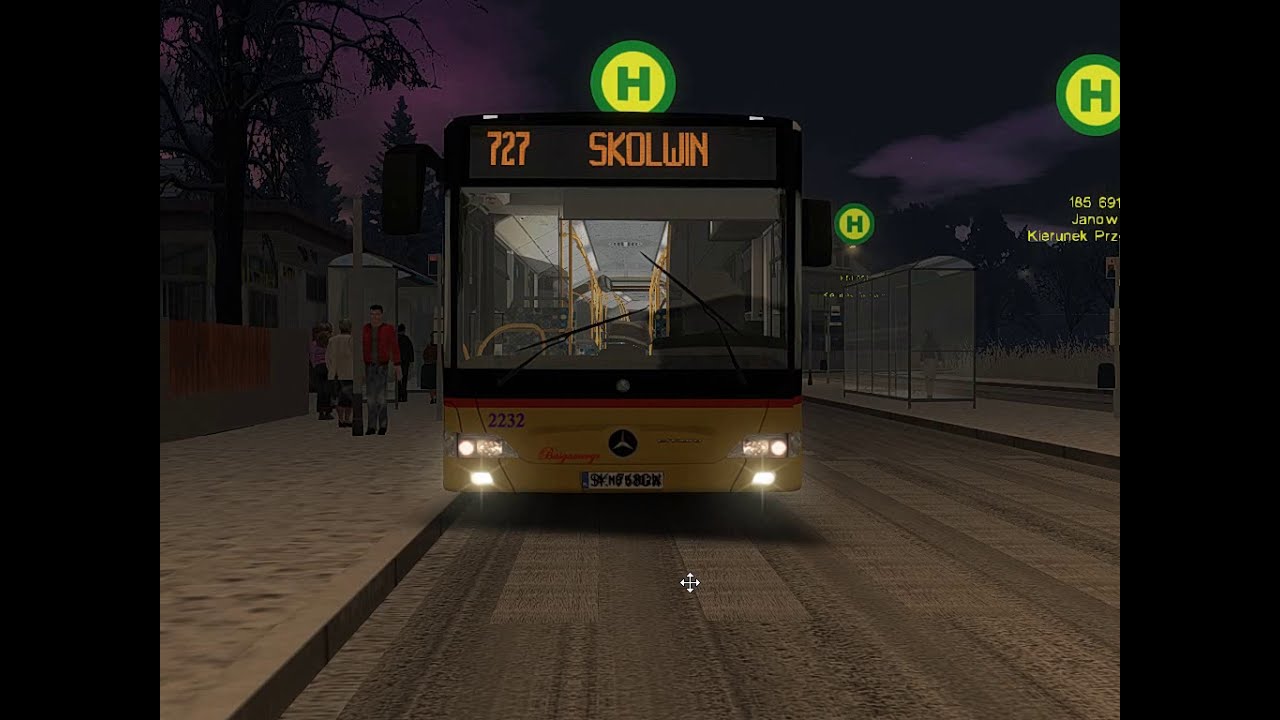 OMSI 2 GR 🚍Mercedes Benz Citaro G Facelift HLA 🎨OASTH ex. Post Auto 🗺Fikcyjny Szczecin Linie 727