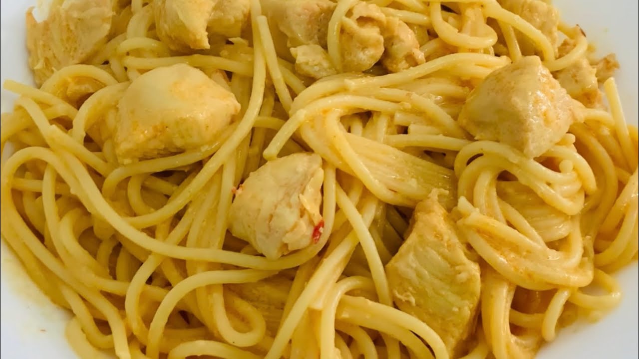 Peitinho de Frango com esparguete …Receita Prática Rápida e Deliciosa