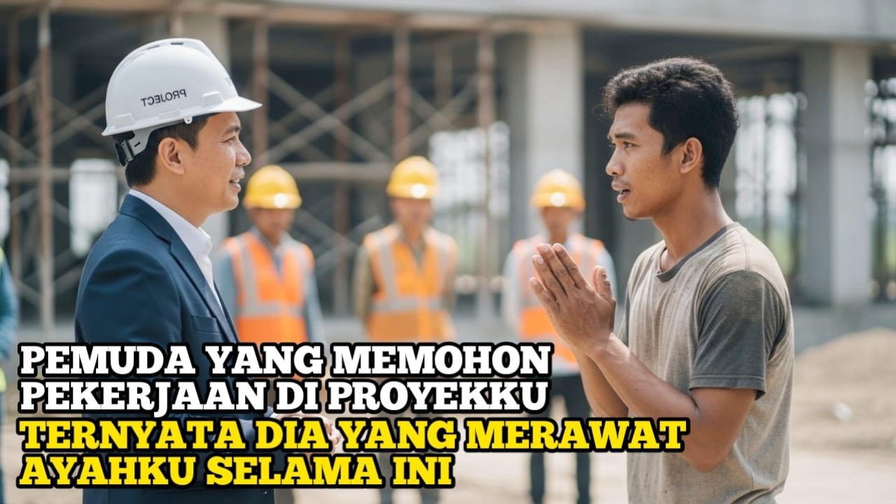 Izin Pak, Adakah Lowongan Kerja jadi Kuli di Proyek ini? Miliarder Syok Ternyata Pemuda Miskin itu..