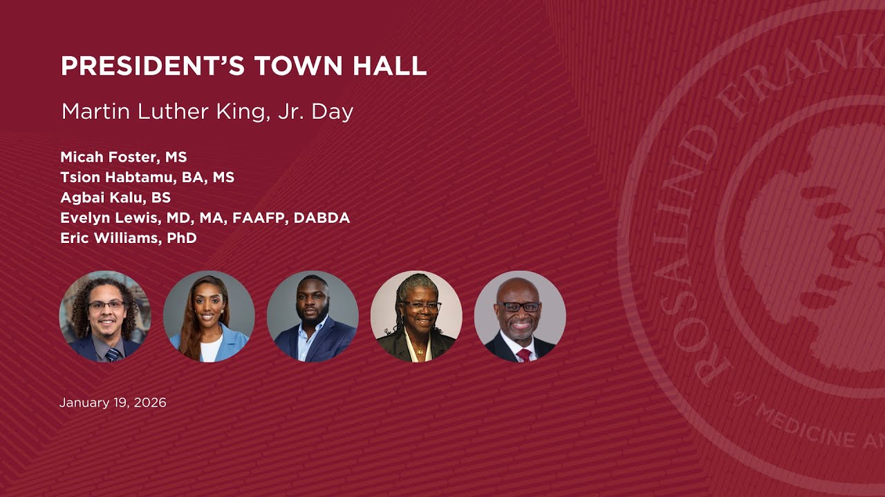 January 16, 2026 President's Town Hall | Martin Luther King Jr. Day